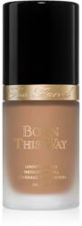 Too Faced Born This Way Flawless Coverage Natural Finish Foundation fedő hatású alapozó természetes hatásért árnyalat Light Beige 30 ml