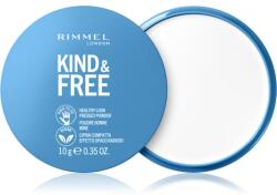 Rimmel Kind & Free Pressed Powder mattító púder árnyalat 01 Translucent 10 g