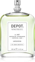 Depot 400 SHAVE SPECIFICS NO. 407 RESTORING AFTERSHAVE frissítő borotválkozás utáni víz Sartorial Sage 100 ml