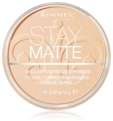 Rimmel Stay Matte púder árnyalat 001 Transparent 14 g