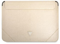 GUESS Sleeve Saffiano Triangle Logo, GUCS16PSATLE 16" laptop tok, bézs (GUCS16PSATLE)