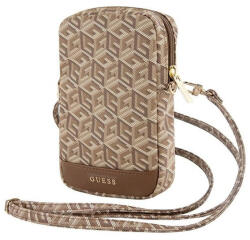 GUESS Zip GCube Bottom Stripe GUWBZPGCSPGW kis táska, barna (GUWBZPGCSPGW)