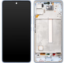 Samsung Galaxy SM- A536B A53 5G kompatibilis LCD kijelző, világoskék (GH82-28024C)