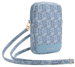 GUESS Zip GCube Bottom Stripe GUWBZPGCSPGB kis táska, kék (GUWBZPGCSPGB)