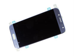 Samsung J530 Galaxy J5 2017 kompatibilis LCD modul, OEM jellegű, ezüst/kék (GH97-20738B, GH97-20880B)