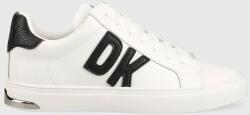 DKNY sneakers din piele ABENI culoarea alb K1300916 PPYX-OBD3HT_00X