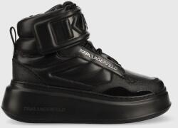 KARL LAGERFELD sneakers din piele ANAKAPRI culoarea negru KL63555 9BYY-OBD26C_99X (KL63555.00X)