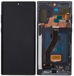 GH82-20900D Samsung Galaxy NOTE10 Plus / NOTE10 Plus 5G fekete OLED LCD kijelző érintővel kerettel előlap (GH82-20900D)