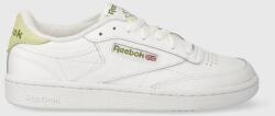 Reebok sneakers din piele Club C 85 culoarea alb 9BYX-OBD363_00X