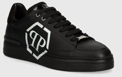 Philipp Plein Кожени маратонки Philipp Plein Lo-Top Hexagon (MSC3981.PLE005N.0202)