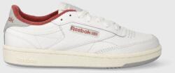 Reebok sneakers din piele Club C 85 culoarea alb 9BYX-OBD362_00X