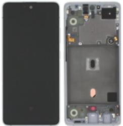 Samsung GH82-23100A Gyári Samsung Galaxy A51 5G OLED kijelző érintővel Fehér kerettel előlap (GH82-23100A)