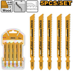 INGCO Dekopírfűrészlap fára (5 db) (JSBT111C) - szerszamplaza