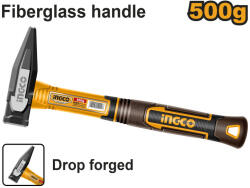 INGCO Lakatos kalapács 500 g üvegszál nyél (HMH82500)