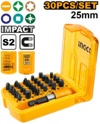 INGCO Impact bithegy készlet 25 mm 30 részes S2 (AKSD68303) - szerszamplaza