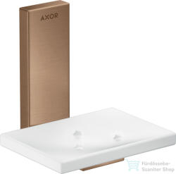 Hansgrohe AXOR UNIVERSAL RECTANGULAR fali szappantartó, szálcsiszolt vörös arany hatású 42605310 (42605310)