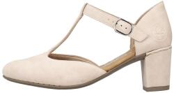 RIEKER Pantofi dama, Rieker, 41087-31-Roz, elegant, piele ecologica, cu toc, roz (Marime: 39)