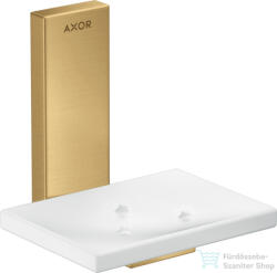 Hansgrohe AXOR UNIVERSAL RECTANGULAR fali szappantartó, szálcsiszolt arany hatású 42605250 (42605250)