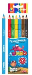 Junior Creioane colorate JUNIOR Ocean World JUMBO triunghiulare - set de 6 buc