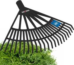 Kotarbau Greblă de grădină din plastic pentru frunze iarbă 44 cm - Culoare negru (R207) Grebla