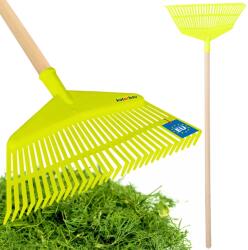 Kotarbau Greblă cu ventilator de grădină pentru frunze de iarbă cu ax 42, 5 cm (ZSY3073) Grebla
