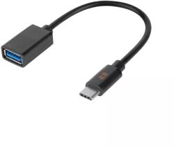 Rebel RB-6007-015-B USB Type-C dugó - USB3.0 aljzat, OTG kábel (RB-6007-015-B)