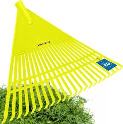 Kotarbau Greblă de grădină din plastic pentru frunze iarbă 55 cm - Culoare verde mentă (R197) Grebla