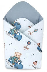  Baby Shop kókuszpólya 75x75cm - Kék Dinó Autó - babastar