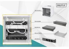 ASSMANN DN-10-SET-1 10" Komplett hálózati rack szekrény készlet (DN-10-SET-1) - officedepot