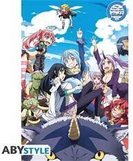 Abysse Corp That Time I Got Reincarnated as a Slime "S1 Main Cast" 52x38 cm poszter (ABYDCO669) - officedepot