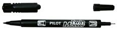 Pilot BeGreen Twin fekete marker (SCA-TM-B-BG) - officedepot
