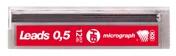 ICO Micrograph 0, 5mm HB 3db-os nyomósirón betét (9110002004) - officedepot