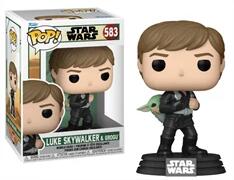 Funko POP! (583) Star Wars: Book of Boba Fett - Luke Skywalker & Grogu figura (2808579) - officedepot