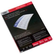 GBC high speed A4 2×80mic 100db-os fényes lamináló fólia (IB049033) - officedepot