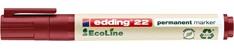 edding 22 Ecoline piros permanent marker (7580176001) - officedepot