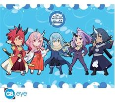 Abysse Corp That Time I Got Reincarnated as a Slime "Chibi Characters" 52x38 cm poszter (ABYDCO671) - officedepot