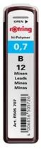 rOtring 0, 7mm B 12db-os nyomósirón betét (NRR0312680)