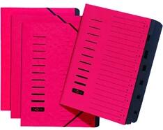 PAGNA A4 7 rekeszes A-Z piros rendezőmappa (P2408101) - officedepot