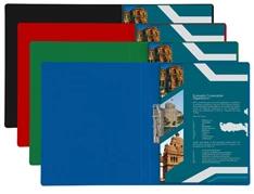 Plastweld PVC A4 kék villámzáras mappa (62-010-0346) - officedepot