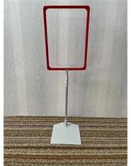 Infó tábla A4 állványos piros (00319) - officedepot