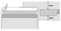 Office Depot LA4 szilikonos jobb ablakos 25db boríték (ODL3T15B3ODAJP25) - officedepot