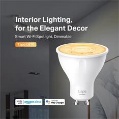 TP-Link Tapo L610 GU10 Dimmelhető Smart Wi-Fi LED izzó (2db-os) (TAPO L610(2-PACK)) - officedepot