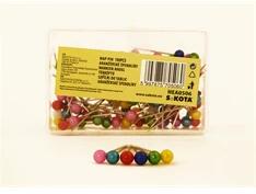 SAKOTA nikkel színes fejű 100db gombostű (HEA0506) - officedepot