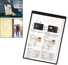 TARIFOLD A4 5db fekete mágneses bemutatótábla (TF194607) - officedepot