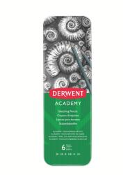 Derwent Academy 6db-os (3B-2H)fémdobozos grafit vázlatceruza készlet (2301945)