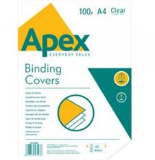 APEX Medium A4 180mic 100db-os víztiszta előlap (6500501) - officedepot