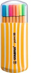 STABILO Point 88 Zebrui neon 15+5db-os vegyes színű tűfilc készlet (8820-022) - officedepot
