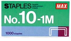 MAX 10-1 No. 10 1000db/doboz fűzőkapocs (2M10-1) - officedepot