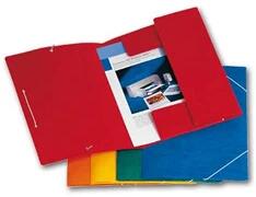 HIT A4 prespán pólyás 10db/cs sárga gumis mappa (689.406) - officedepot