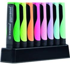 STABILO GREEN BOSS Pastel 8db-os szövegkiemelő készlet (6070/08-5) - officedepot